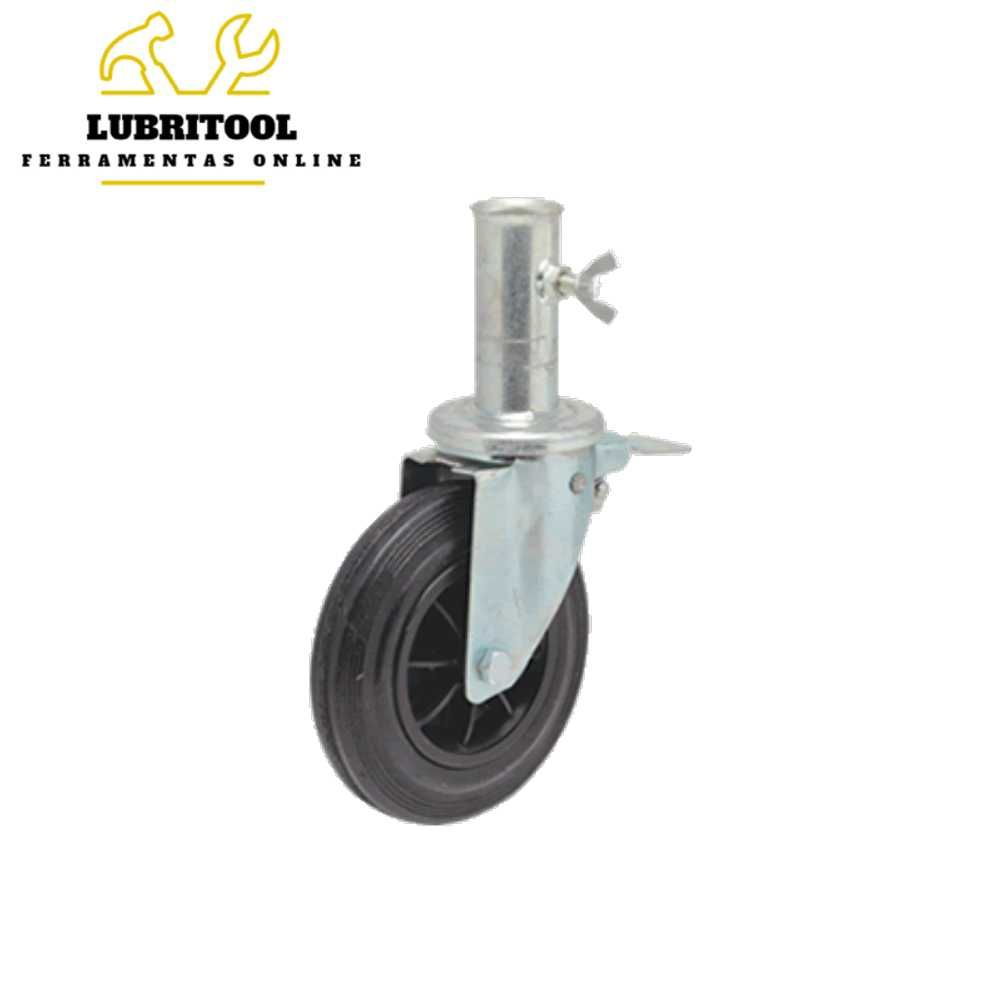 Roda para Andaimes em Borracha 160/200mm 232810 | NOVAS