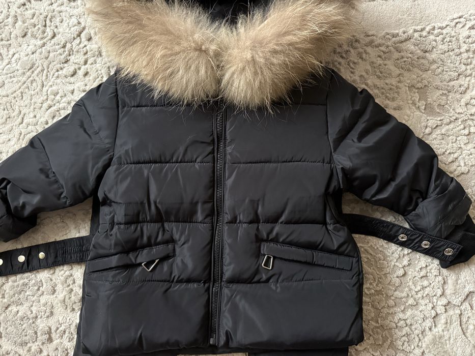 Дитячий зимовий костюм комбінезон на дівчинку 90-120 пух