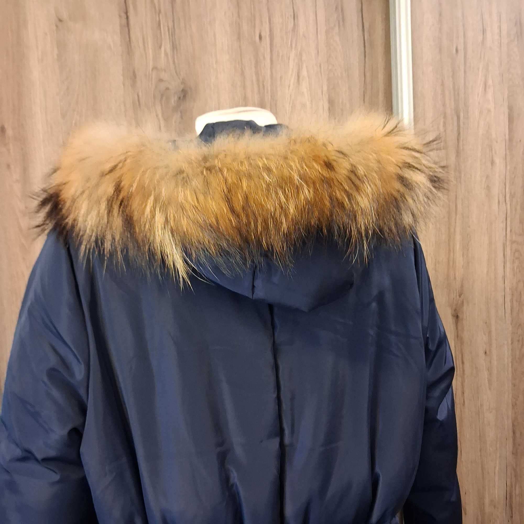 Kurtka ochnik s jenot naturalny puch