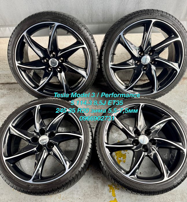 Колеса диски R20 5 114,3 Tesla Тесла Model 3 Performance Toyota Lexus