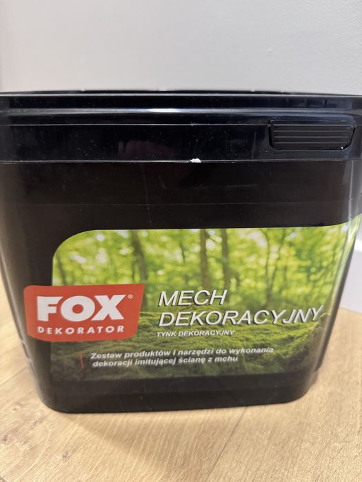 Tynk dekoracyjny imitujący - efekt mchu