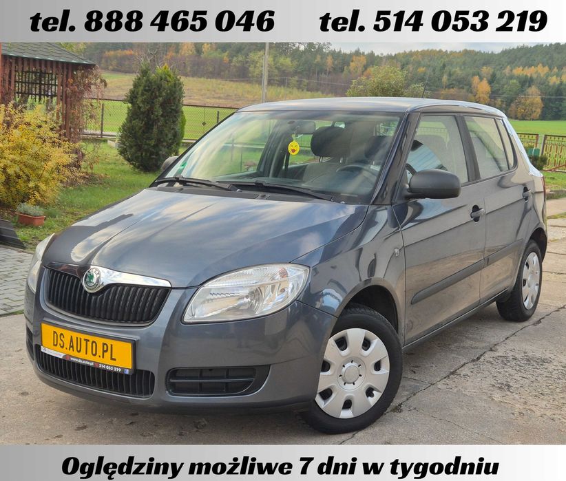 Skoda Fabia 2 • benzyna • 2009r • KLIMA • HAK • z Niemiec