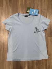 Nowa bluzka Regatta t-shirt XL 42 kotwica baby blue niebieska