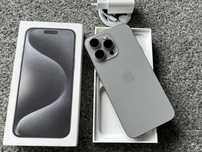 iPhone 15 PRO MAX 256GB Titanium Grey Tytanowy Bateria 92% Gwar+ Szkło