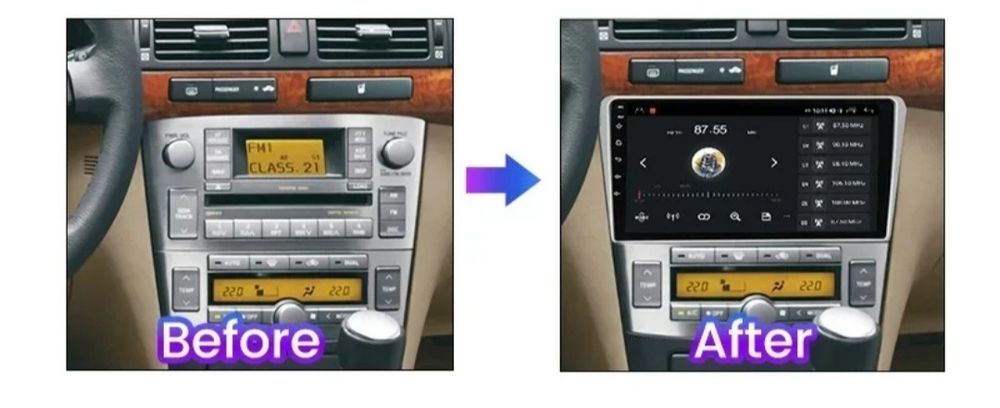 Toyota Corolla, Avensis, Camry, Rav4 Android магнітола 8/128 Carplay