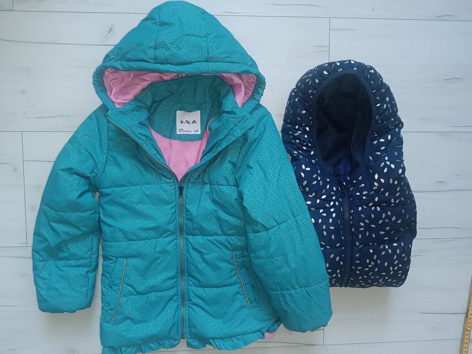 Kurtka zimowa 5.10.15 dziewczynka 128 cm+gratis