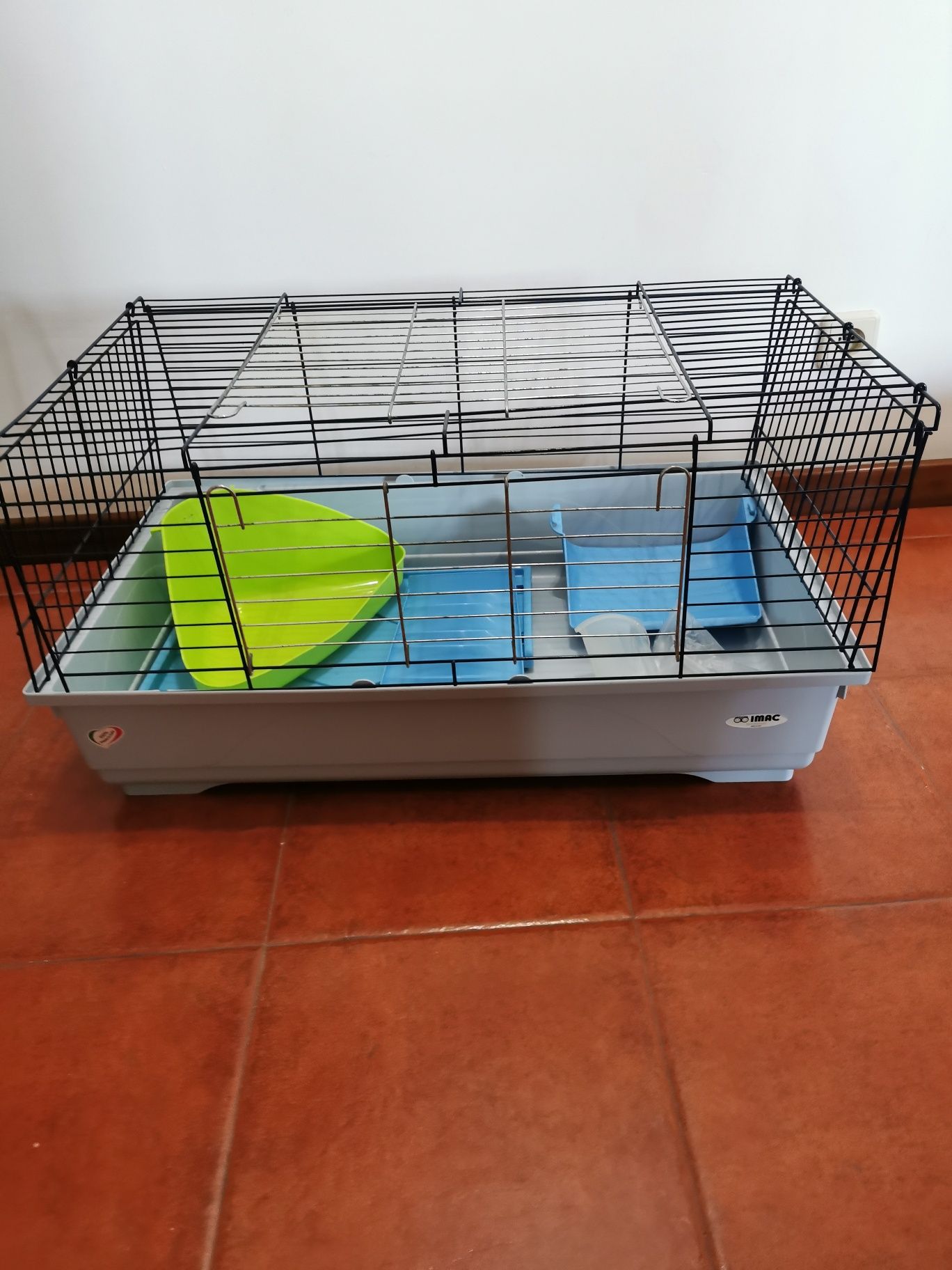 Gaiola para coelho com acessórios