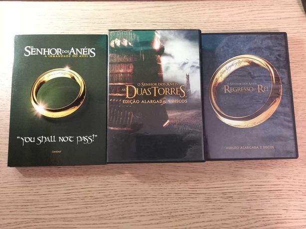 DVD Trilogia The Lord of the Rings - Special Extended Editions