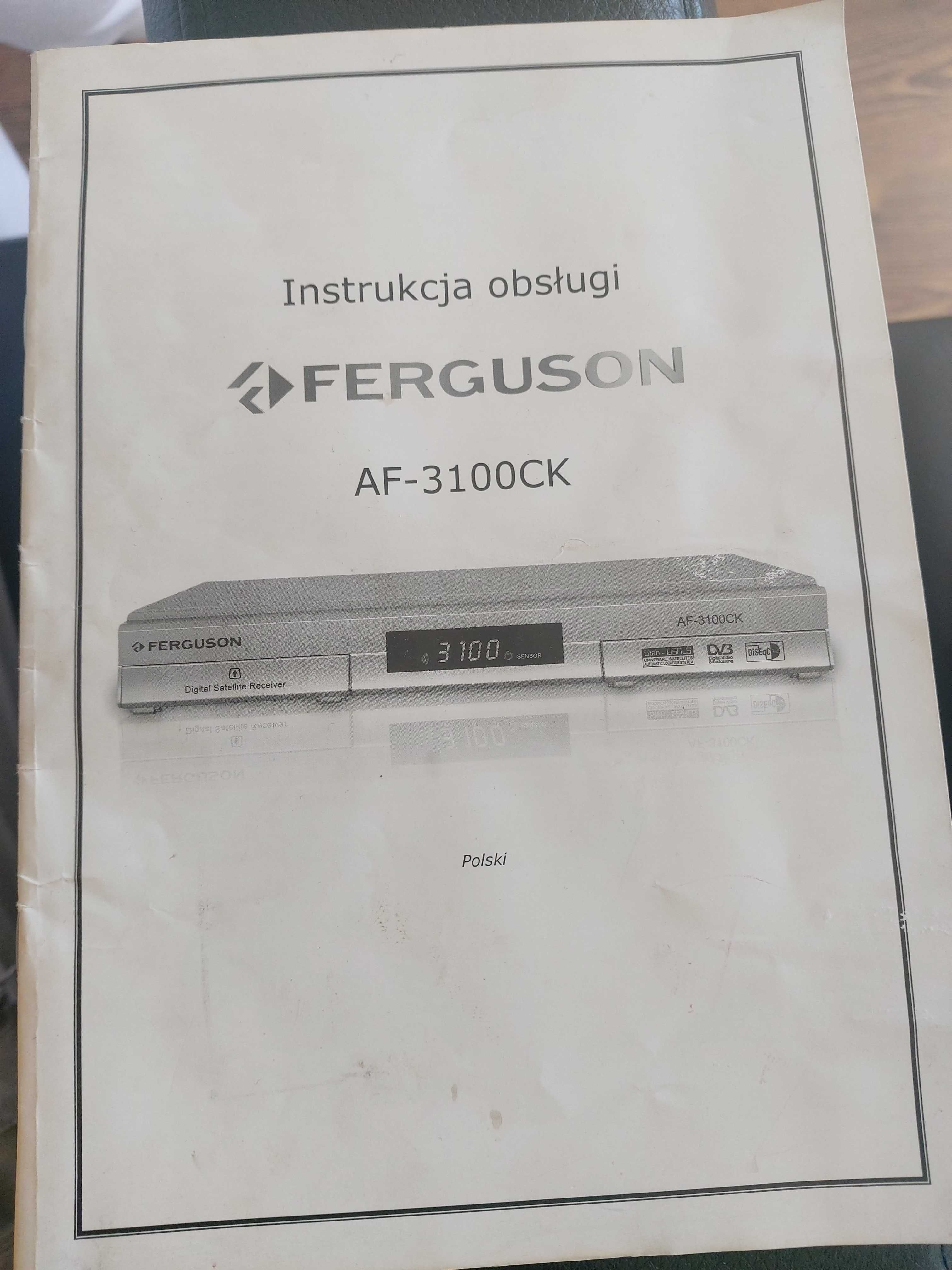 Instrukcja obsługi ferguson
AF-3100CK