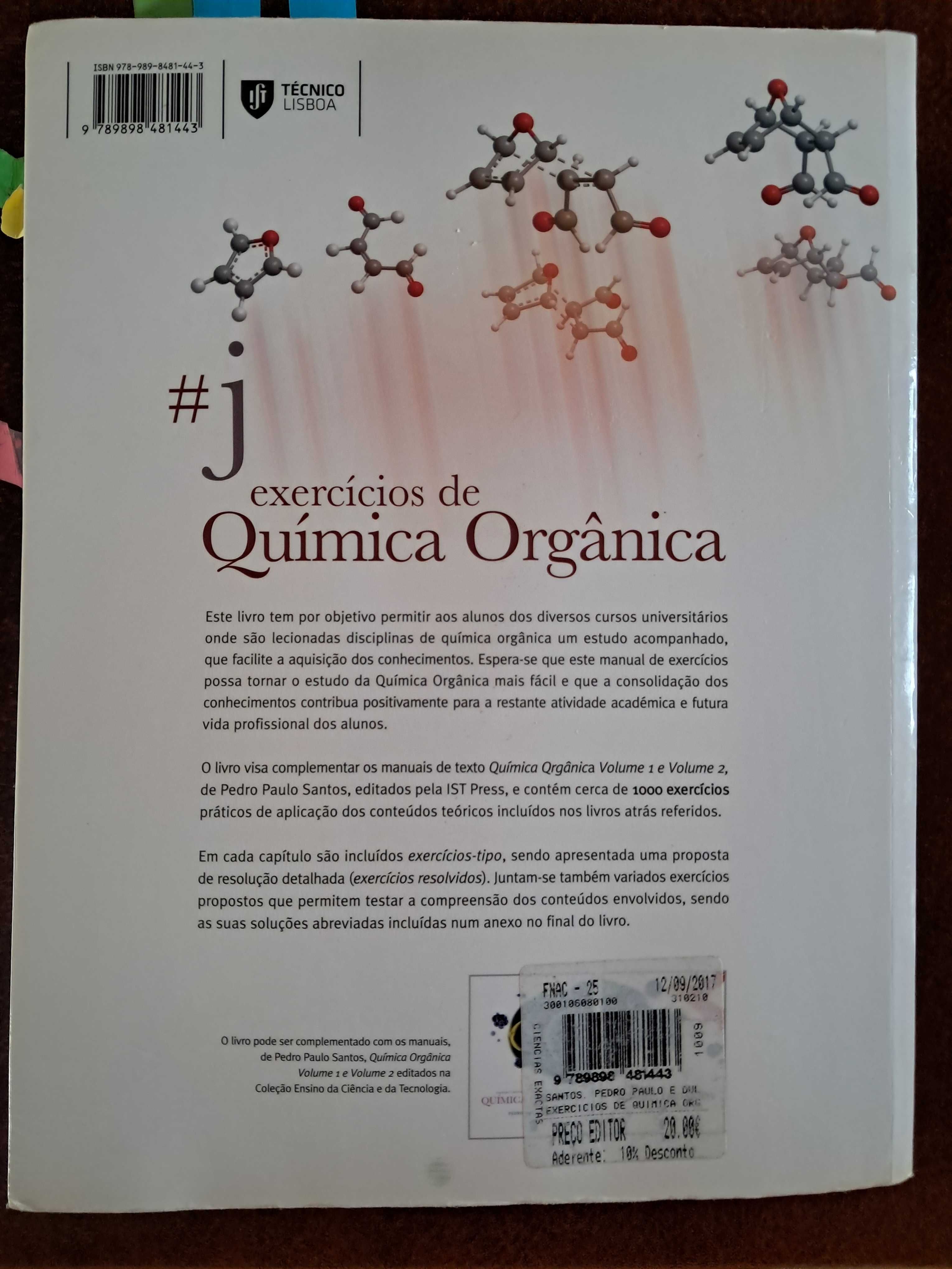 Livro Exercícios de Química Orgânica