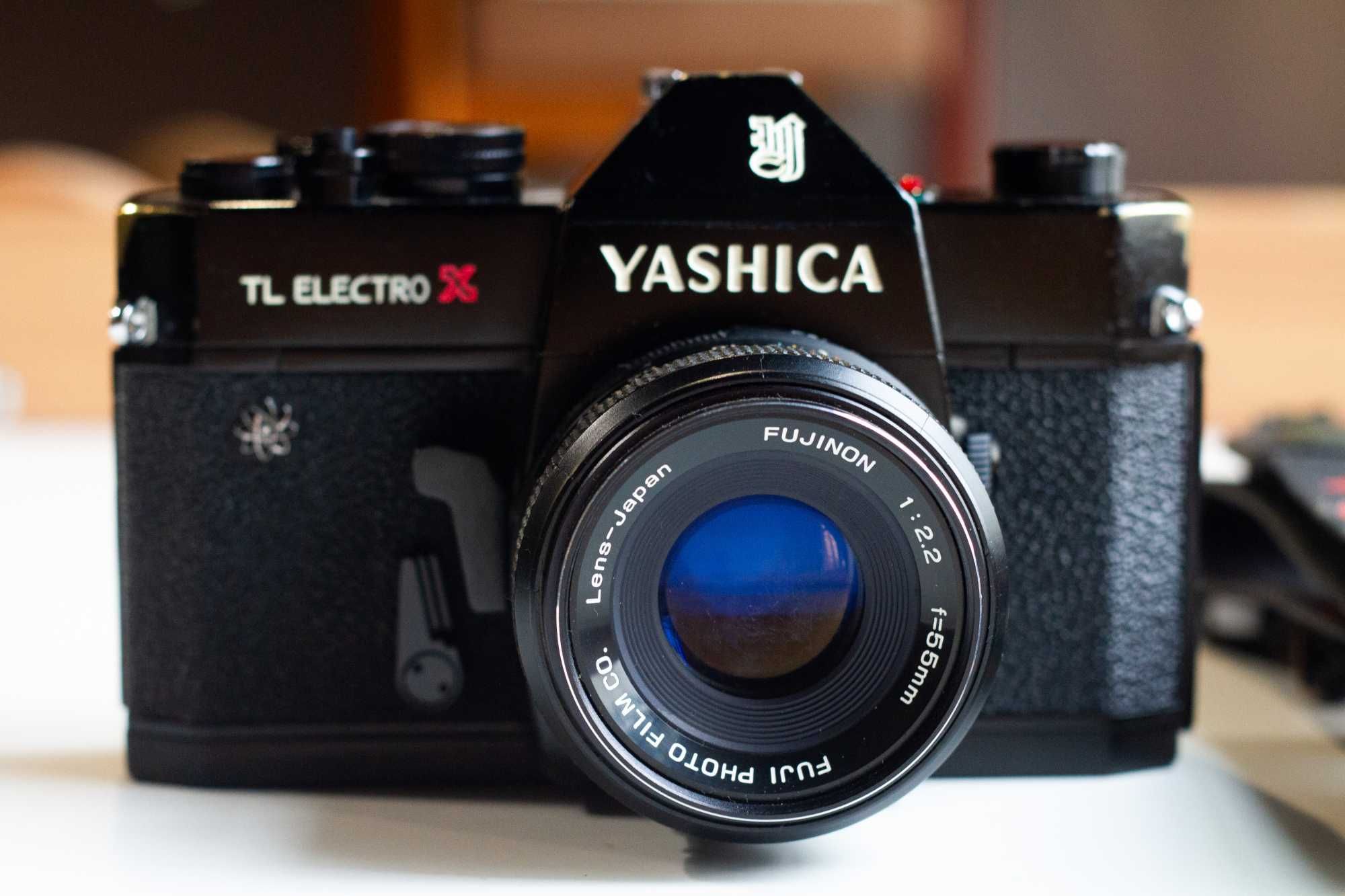 Yashica TL Electro X + Fujinon 55mm f2.2