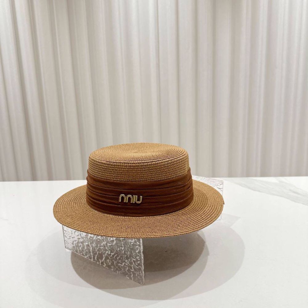 Шляпа соломенная Miu Miu Миу Миу