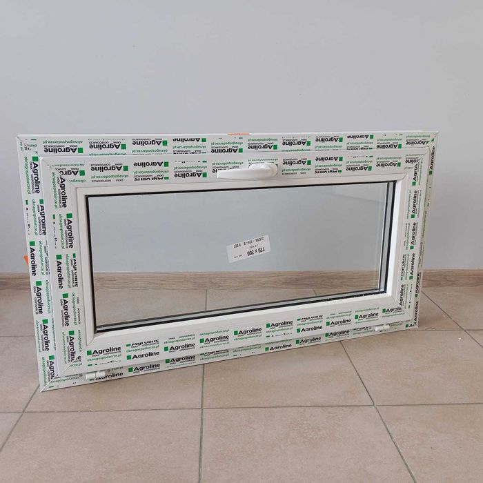 Okno PCV szyba podwójna otwierane/uchylne domek holenderski angielski