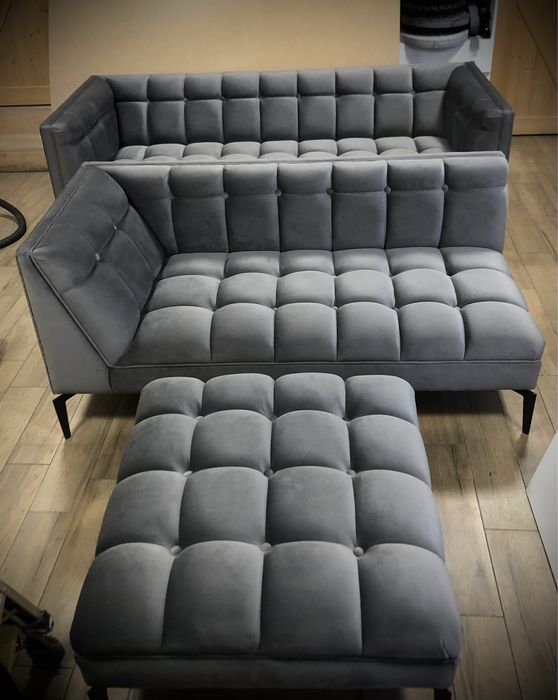 Sofa Kanapa chesterfield loft retro PRL modern salon kolory