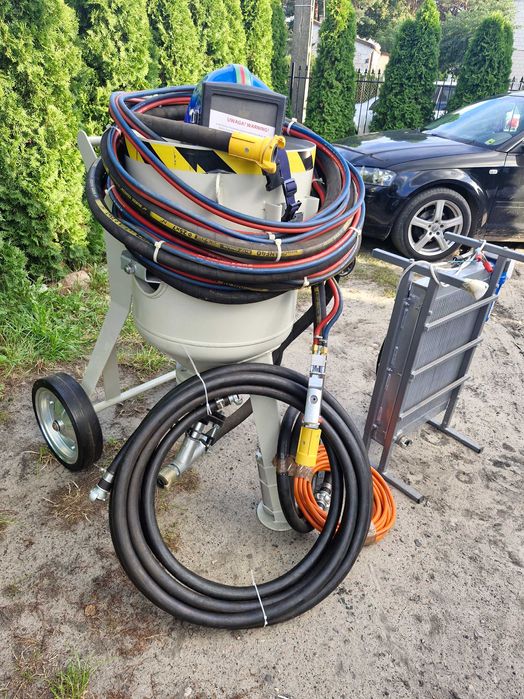Piaskarka 100l NOWY zestaw do piaskowania