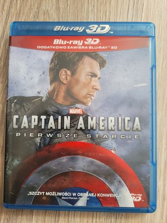 Kapitan Ameryka Pierwsze Starcie.Edycja 2 płytowa Blu-ray I 3D
