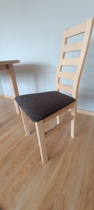 Stół rozkładany dąb sonoma + 6 krzeseł