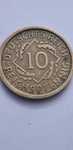 Niemcy Republika Weimarska - 10 fenigów, pfennig 1929 - mennica A
