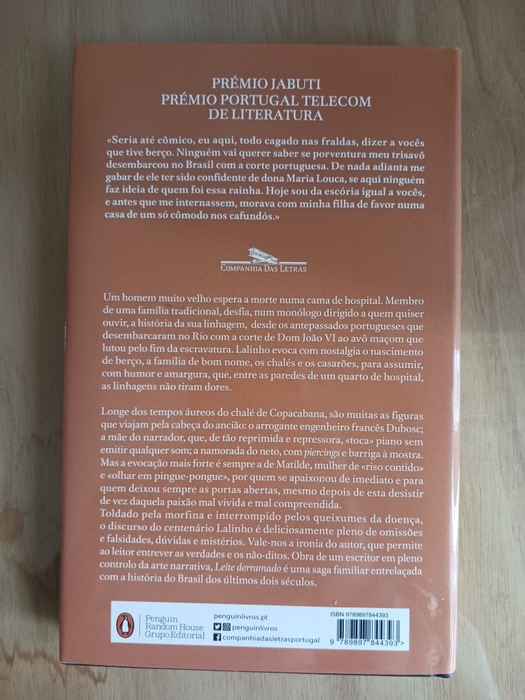 Livro Leite derramado - Chico Buarque