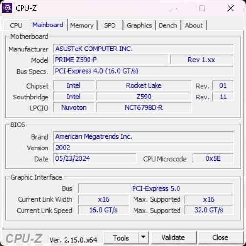 Zestaw płyta procesor ram ASUS Z590-P, i7 11700K, 32GB 3200mhz DDR4