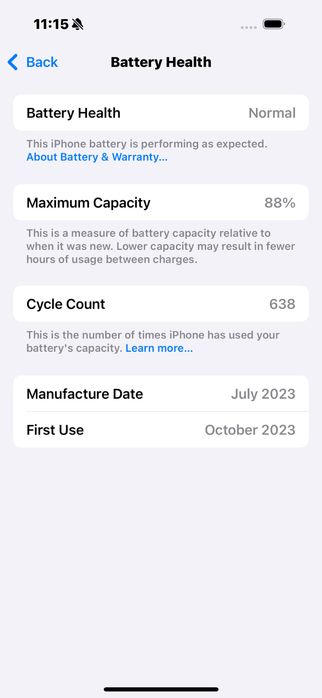 iPhone 15 pro 256 gb