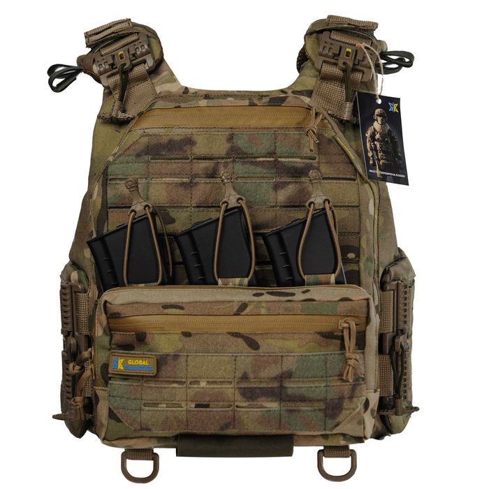 плитоноска Warmor Gen.6 + підсумок органайзер під 3 магазини. Мультик.