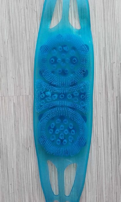 Pas masażer do masażu oraz mycia pleców, silikonowy