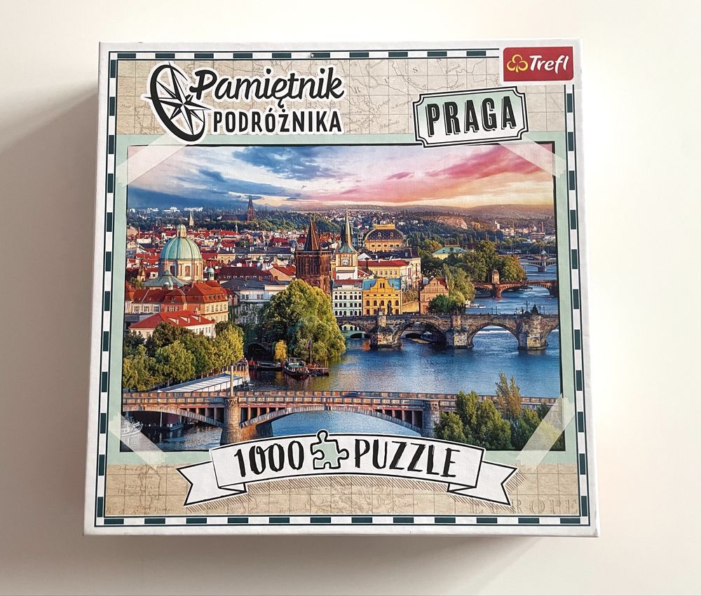 Puzzle 1000 elementów Trefl Pamiętnik podróżnika Praga