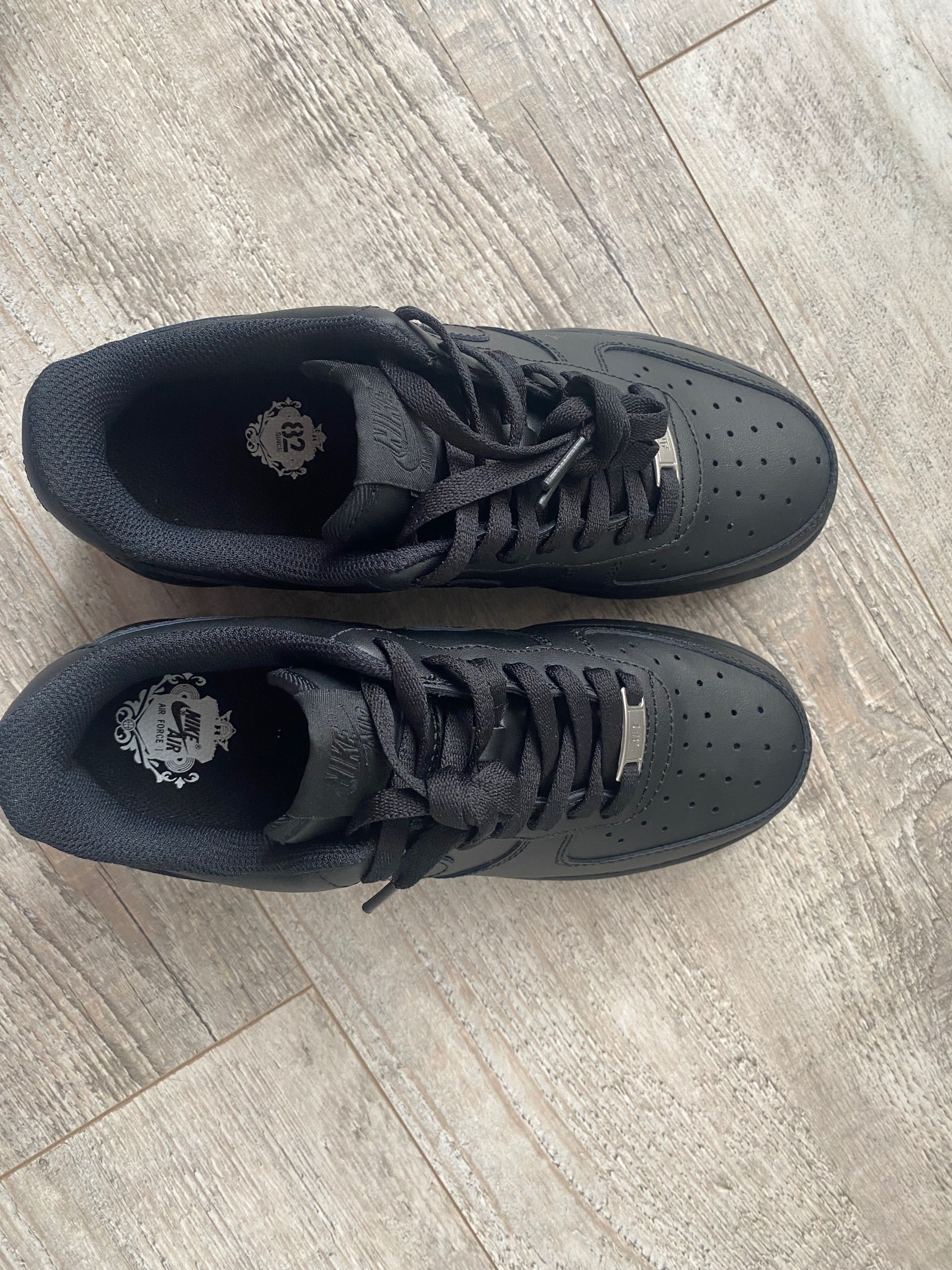 Nowe Nike air force 1 czarne r. 38,5