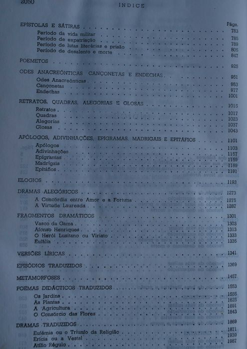 Obras do Bocage - 1.ª Edição 1968 da Lello & Irmão