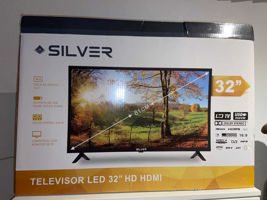 TV Silver 32" "Nova"
