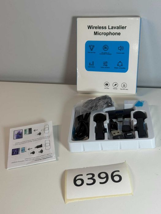 Zestaw 2 mikrofonów krawatowych do telefonu (6396-93)