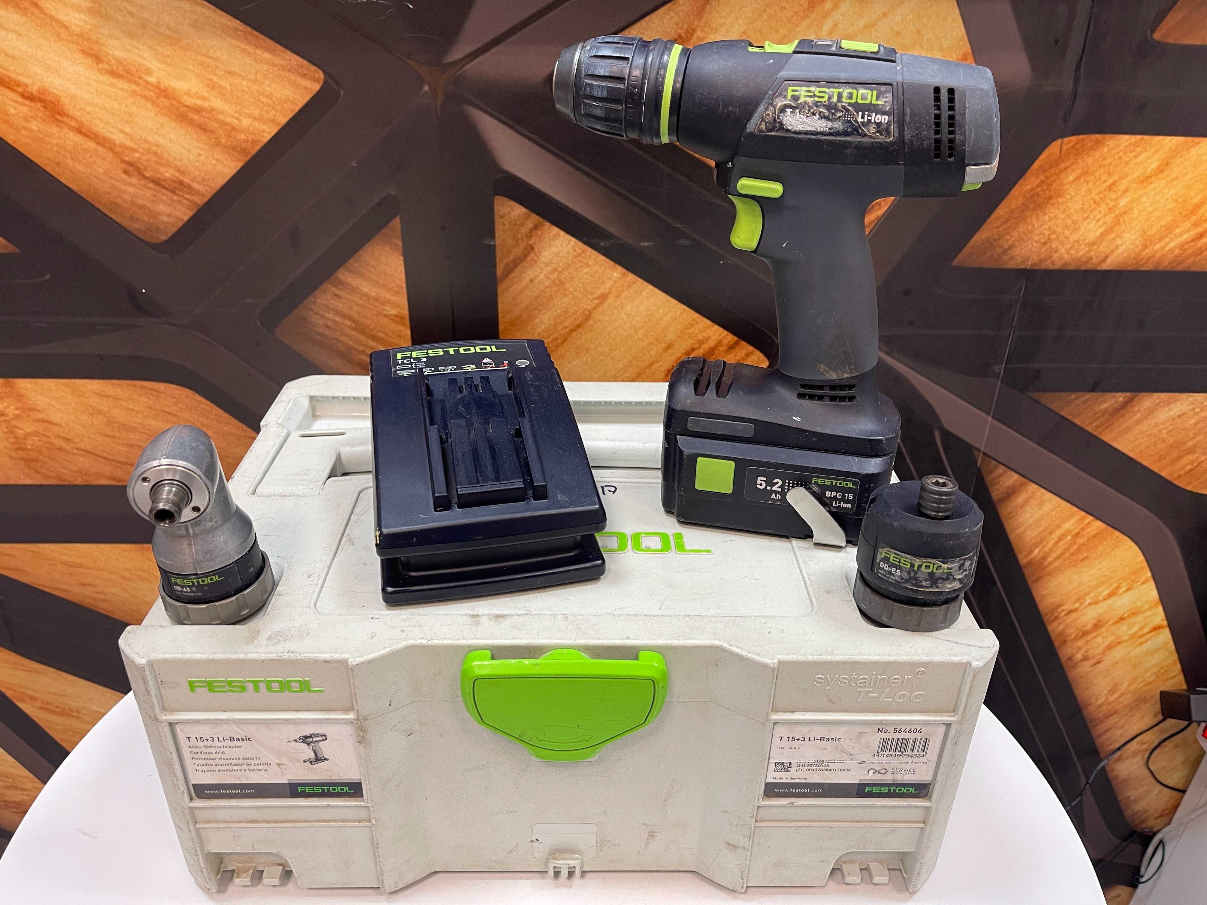 Zakrętarko-wkrętarka Festool T15+3