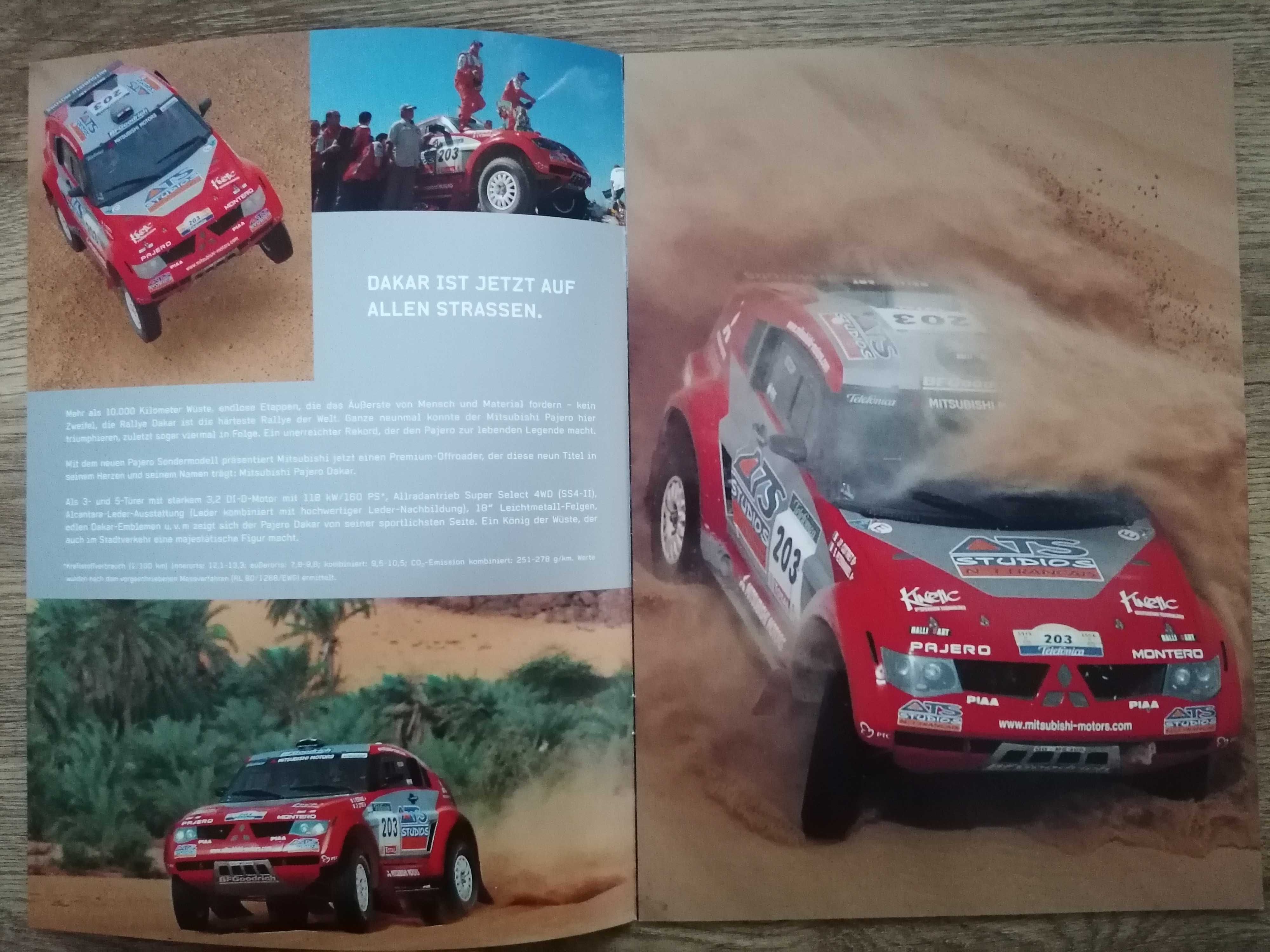 Prospekt Mitsubishi Pajero “Dakar”