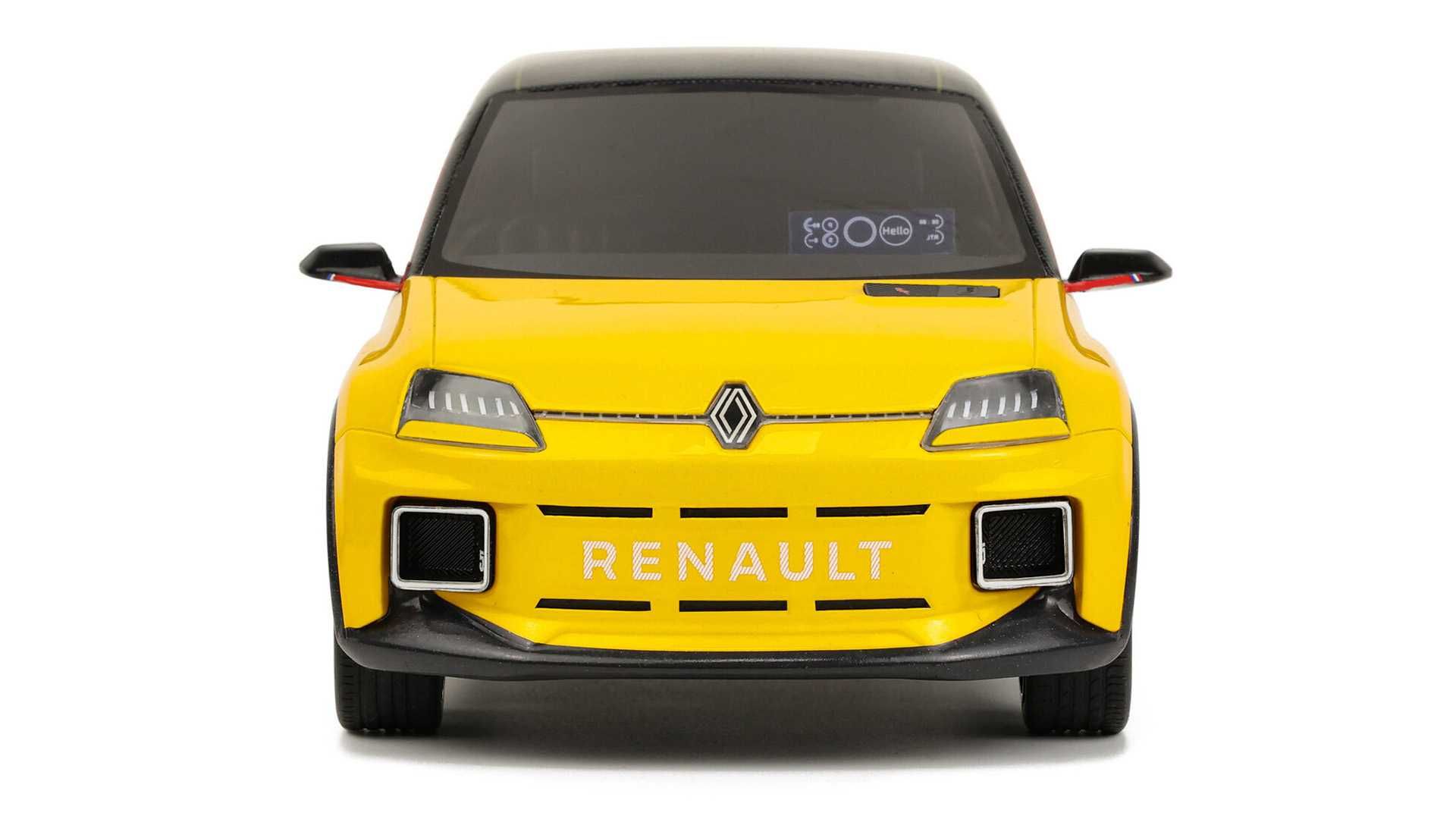 Model 1:18 Otto Renault E-Tech Electric Prototype 2021 yellow (OT406)