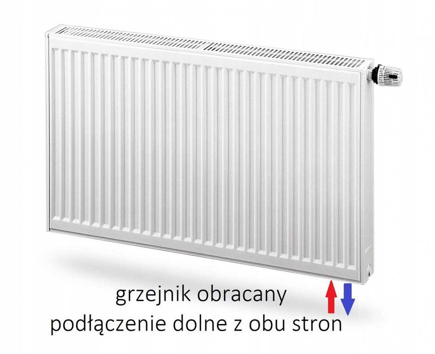 Grzejnik Purmo CV22 600x1000 CV 22 dolny + zawieszenia WYPRZEDAŻ
