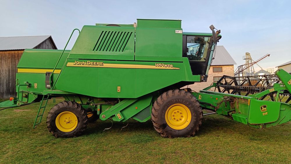 John Deere 1450 WTS 1160 MTG + stół do rzepaku, JOHN DEERE 1450 CWS