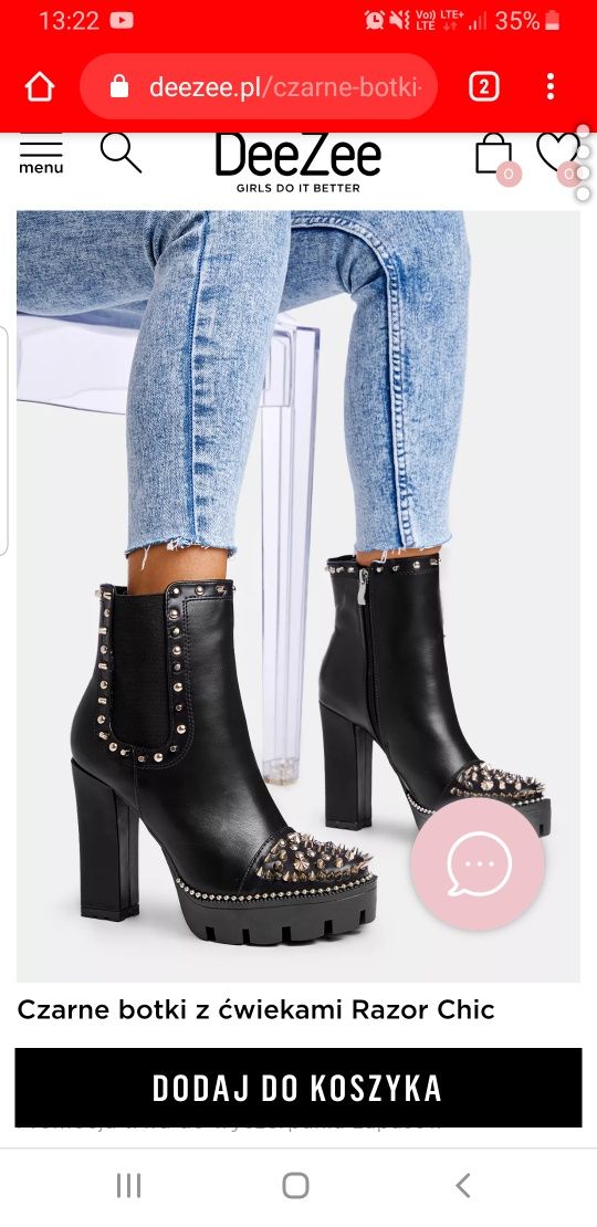 Botki Deezee nowe r.39