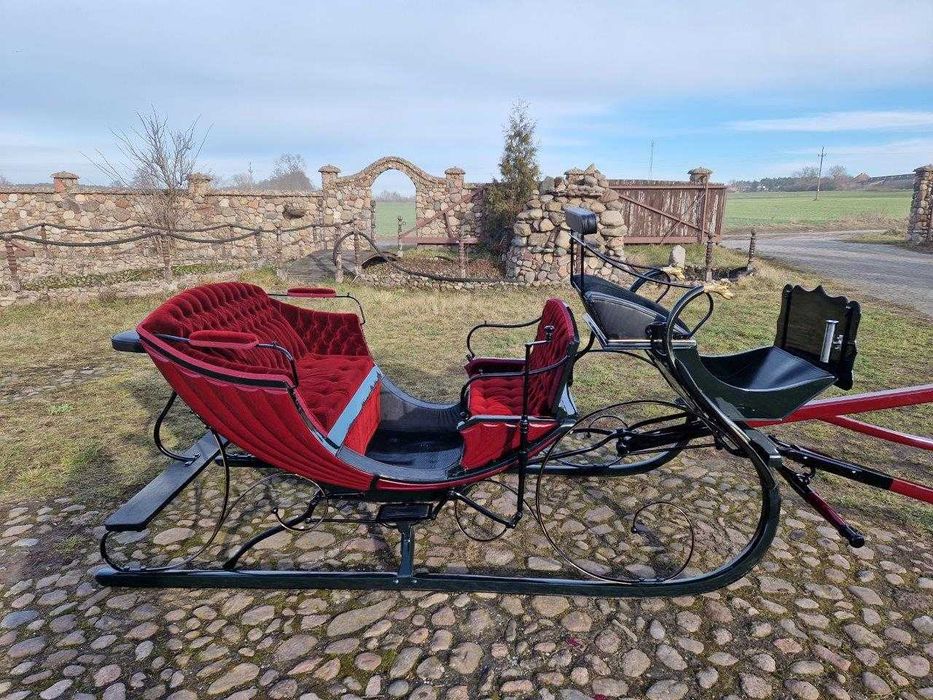 Bryczka - powóz konny - sanki