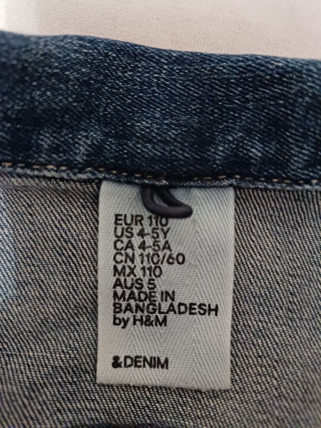 Kamizelka jeans 110 H&M