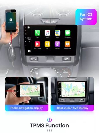 Renault Dacia Duster 2015 - 2018 radio tablet navi android + carplay