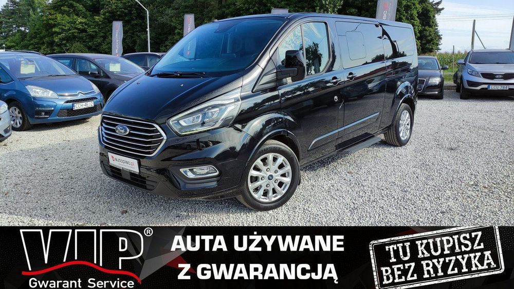 Ford Tourneo Custom TITANIUM 2.0TDCi 170kM LONG Klima Temp. 8 Os. Nawiewy Grzana Szyba Gw