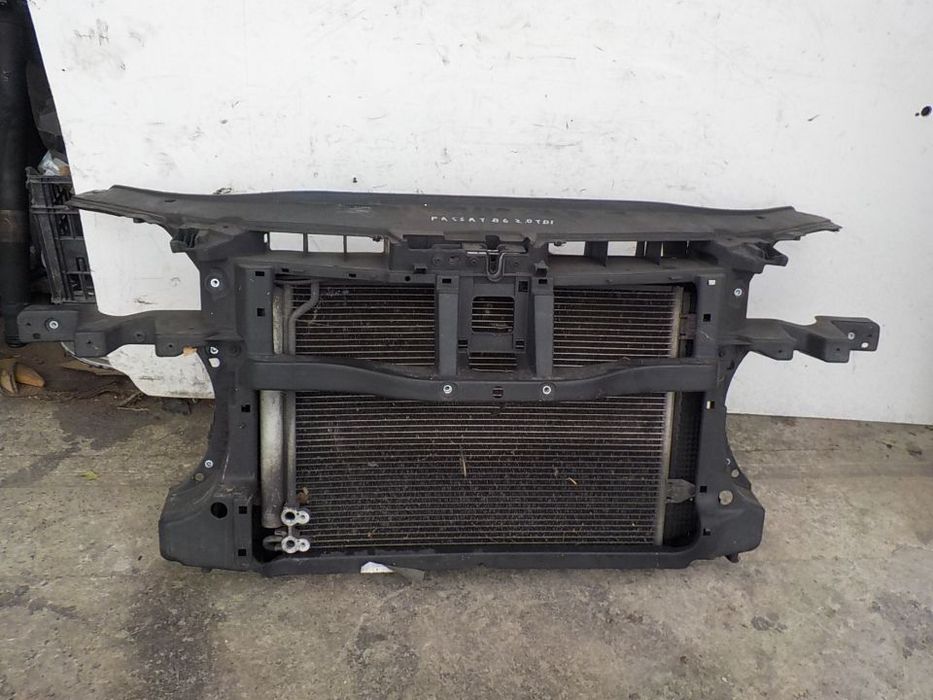 VW PASSAT B6 2.0 TDI CHŁODNICE KOMPLET WENTYLATOR WODA KLIMA