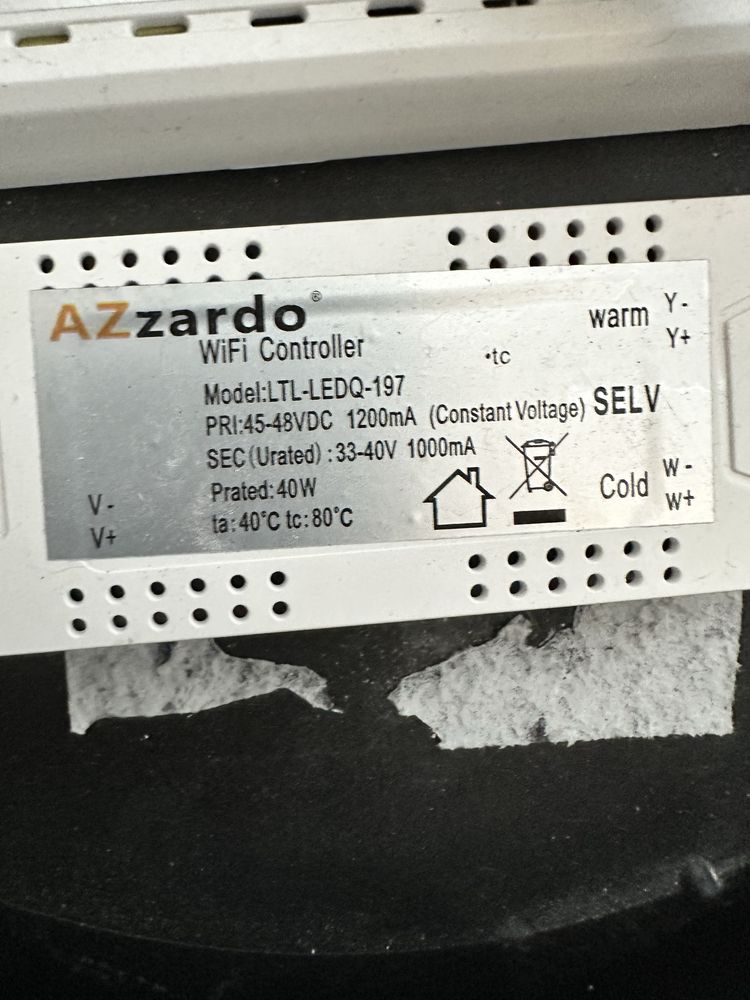 Azzardo LTL-LEDQ-198 – Nowoczesna lampa sufitowa LED