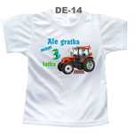 Koszulka Urodziny 3 lata traktor Ursus rozm. 98 cm