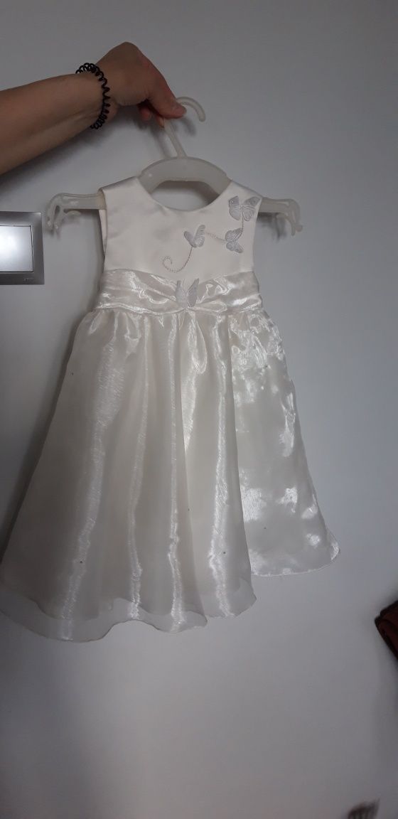 Sukienka dla dziewczynki r. 86 cm, na chrzest, wesele itp.