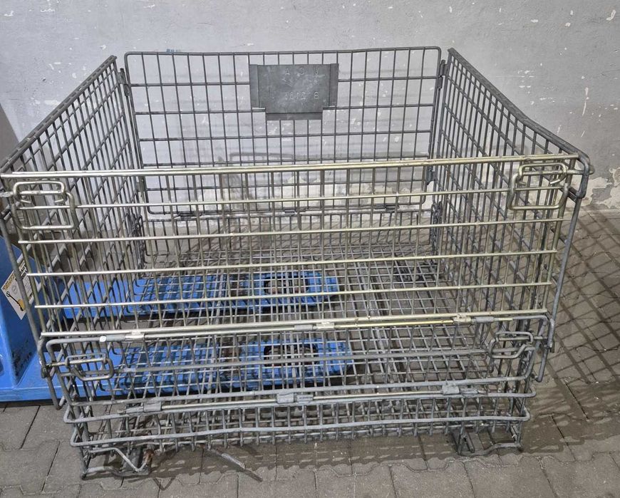 Okazyjnie sprzedam składane kosze stalowe