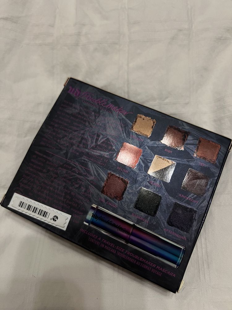 Палетка теней и туш urban decay оригинал