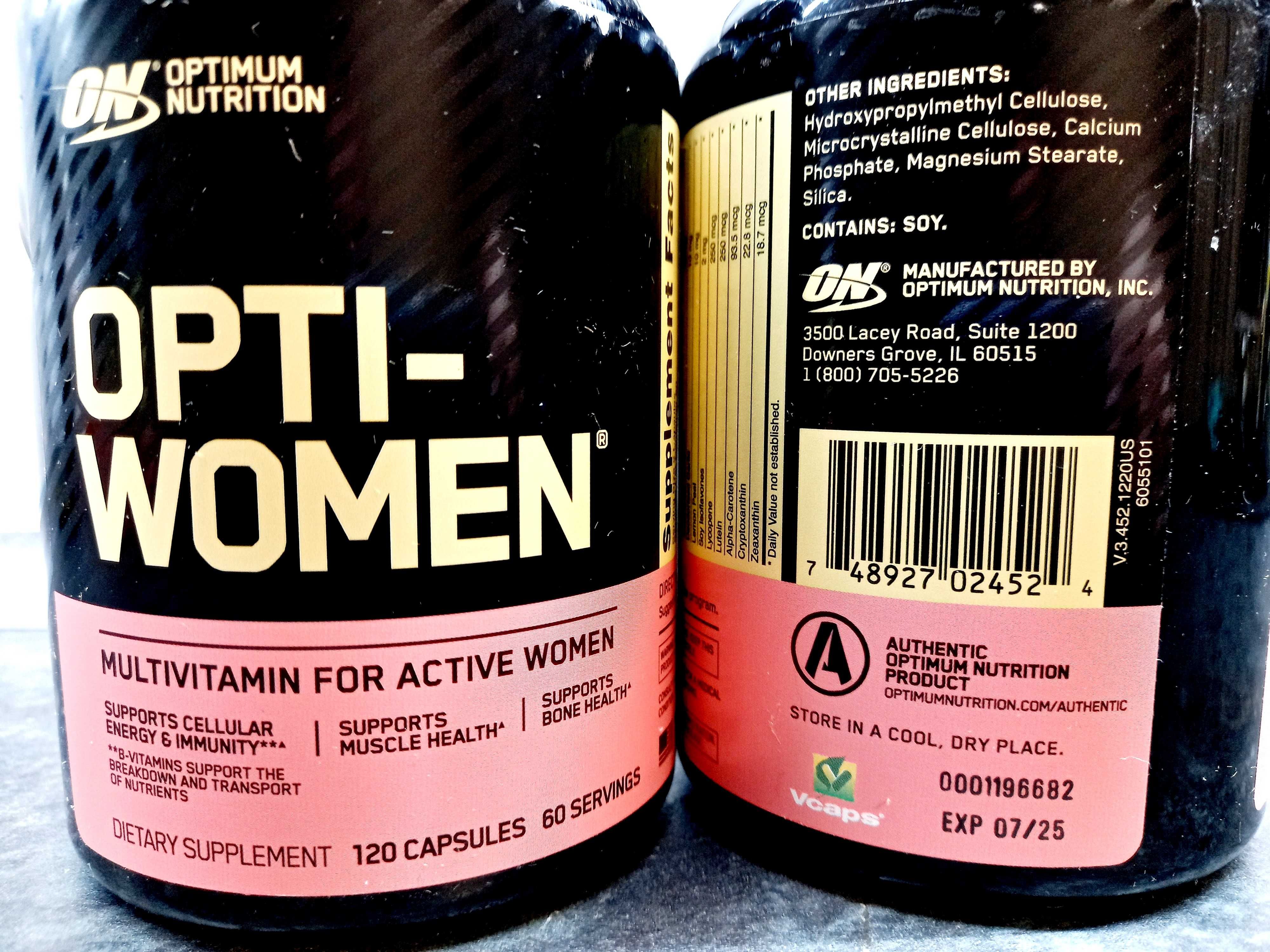 Optimum Nutrition, Opti-Women (120 капс.), женские витамины