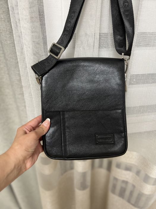 Стильна чоловіча барсетка через плече Gorangd